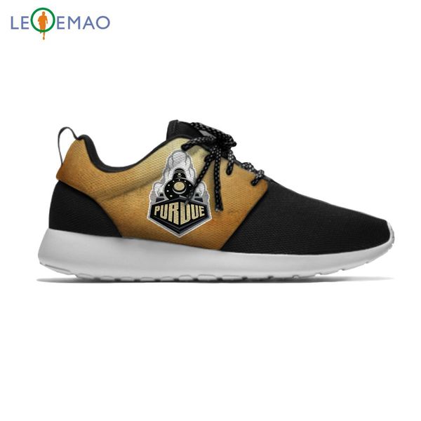 

running shoes slip on sneakers purdue shoes university sport custom lace-up comfortable breathable walking zapatos