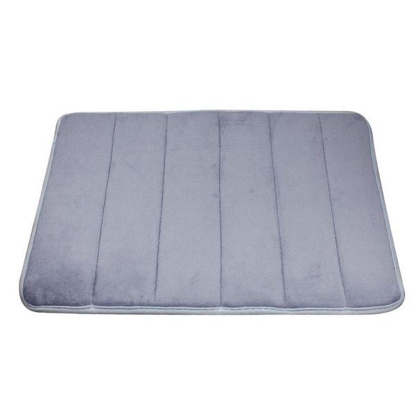 

2020 new rugs vertical stripes memory foam bath mat carpet floor mats gray #20