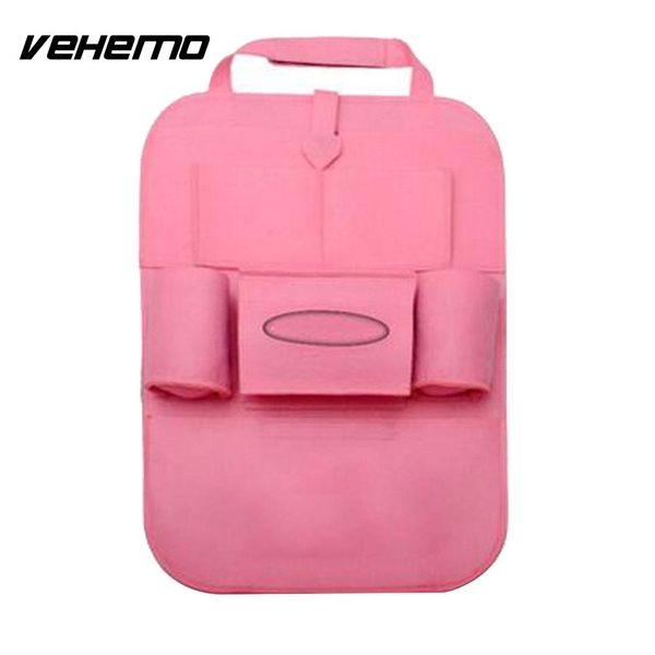 

vehemo multicolor hanging bag organizer children mat auto storage bag seat back anti-kick pad auto seat automobile