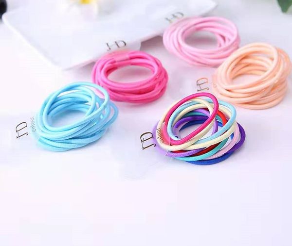 

style hair accessories headband high elastic children head ring korean versionselling rubber band 10 sets