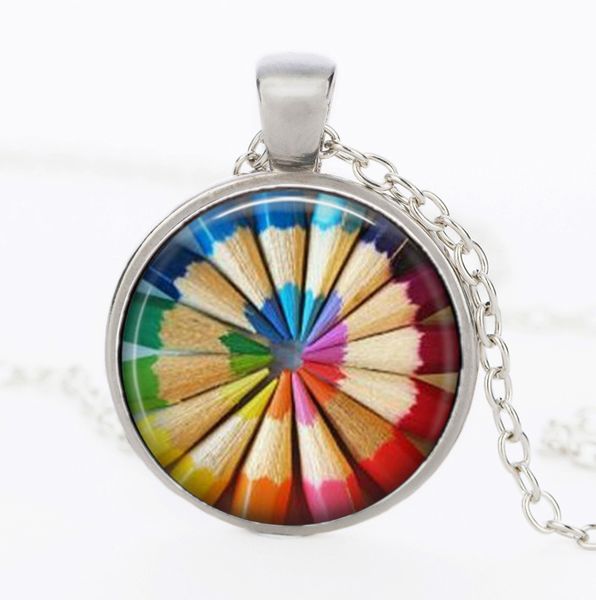 Compre Nuevo Collar Retro De Piedras Preciosas En Color Francés Con Tiempo De Espera Cúpula De Cristal Accesorios Colgantes 10 Piezas De Envases