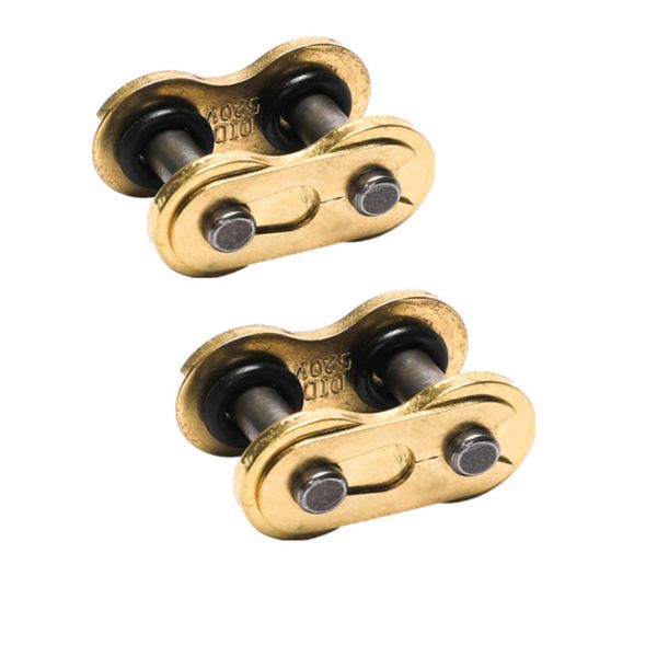 

2x 520 o-ring chain master joiner links connecting link for 200cc 250cc pit trail quad dirt bike