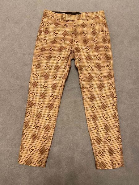 

20ss paris autumn winter the latest letters jacquard paris print mens fashion long pants, Black