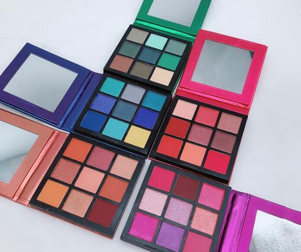 

New beauty co metic palette makeup palette 9 color eye hadow palette 4 tyle eye hadow dhl