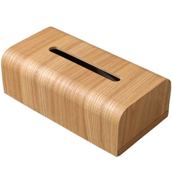 

japanese-style wooden tissue box household paper table creative deskstorage box simple fashion living room tissue, Pink;blue