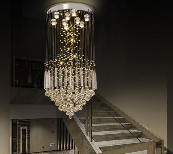 Crystal Chandelier Light Fixture Modern Lamp For Living Room Bedroom Hotel Hallway Indoor Decoration Stair Ceiling Lamp 110 220 Llfa Brass Chandelier