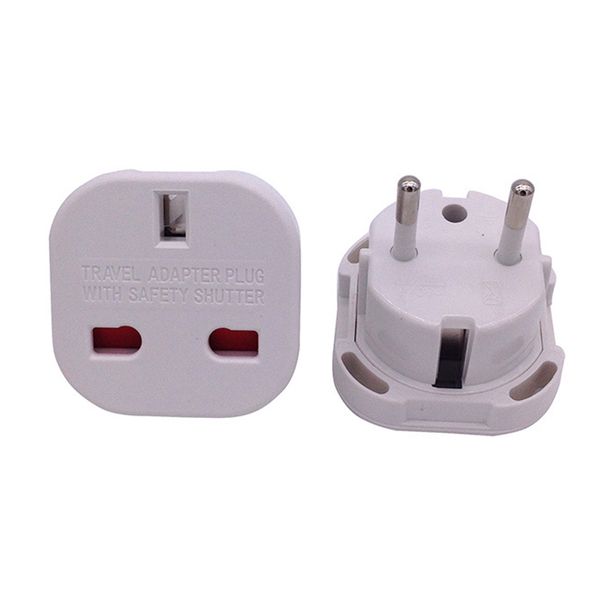 Europeia EU Plug Adapter Universal Reino Unido para Carregador Adaptadores elétricos UE AC Travel Power