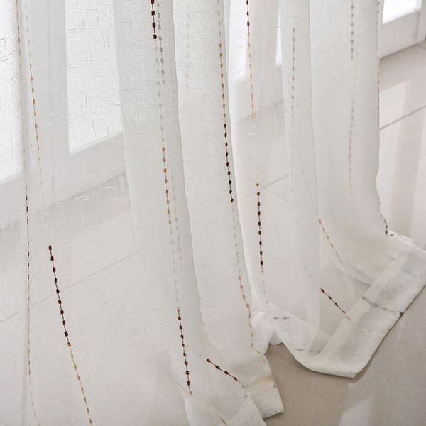 

vertical stripe window screen white curtains for bedroom linen tulle sheer curtains for living room door drape yarn kitchen