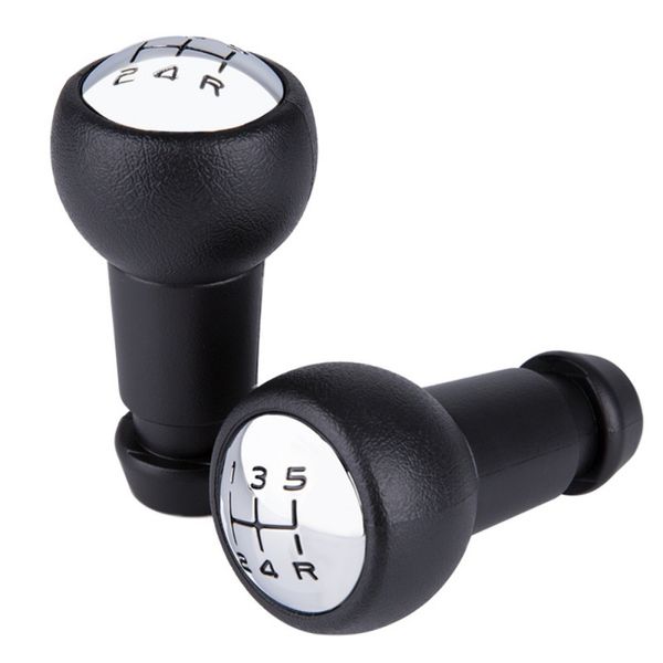 

new 5-speed aluminum manual shift knob lever gear stick shifter adapter for 106 107 205 206 306 406 307 308 3008