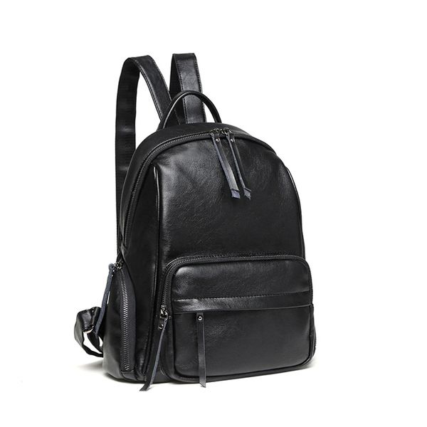 

designer women's backpack genuine leather female backpack women school bag for girls large capacity shoulder travel mochila