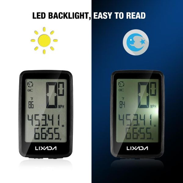 

lixada wireless bike computer bicycle speedometer odometer waterproof cycling satch bike cycling computer satch
