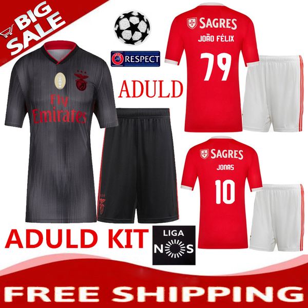 

2019 2020 benfica kit occer jer ey 19 20 joao felix grimaldo cami a de futebol ruben dia football hirt pizzi rafa jone cami eta