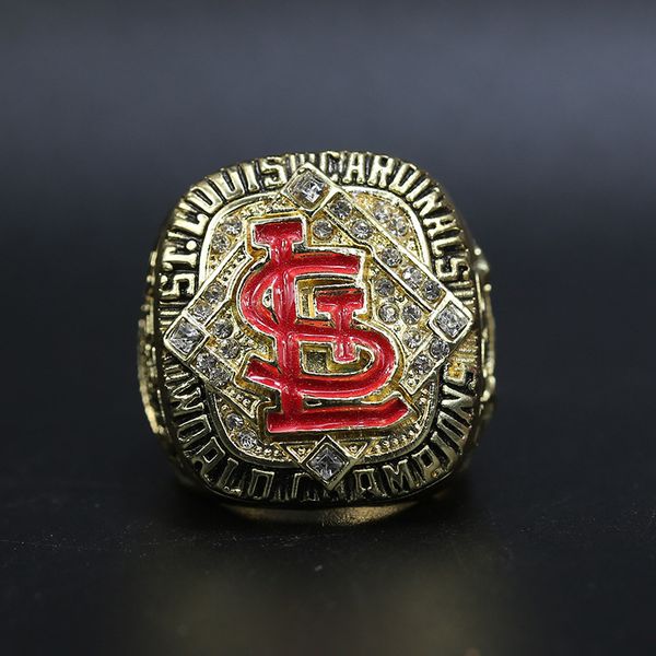 

st. louis 2006 cardinal s world baseball championship ring sport souvenir fan promotion gift wholesale ing, Golden;silver