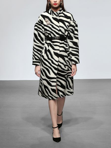 

wool blend coat, Black