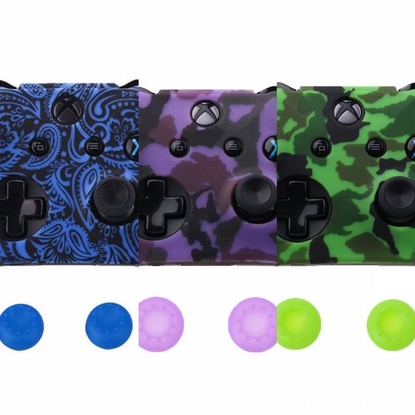 

8s7ne camouflage for one protective skin case rubber cover sleeve camo xbox silicone x s controller protector