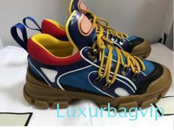 

2018 new designer casual flashtrek sneaker with removable women men trainer mountain climbing shoes mens outdoor hiking boots w7, Black