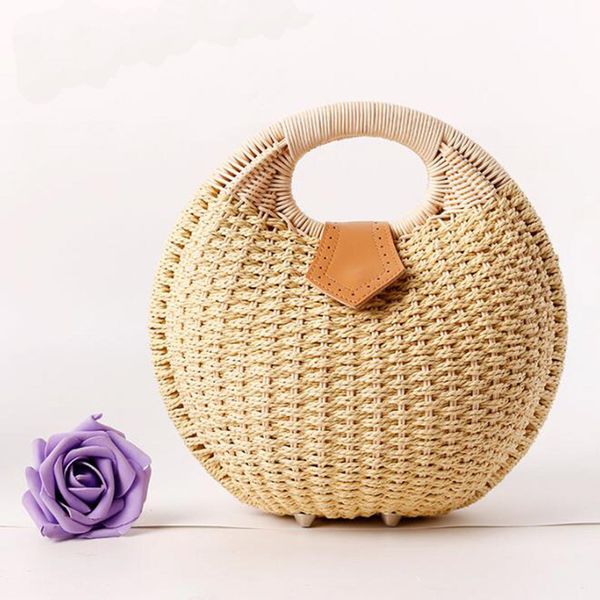 

bolsos de paja verano 2020 модные летние сумки для женщин дизайнер shell-shaped соломенная сумка женская пляжная сумка torby damskie