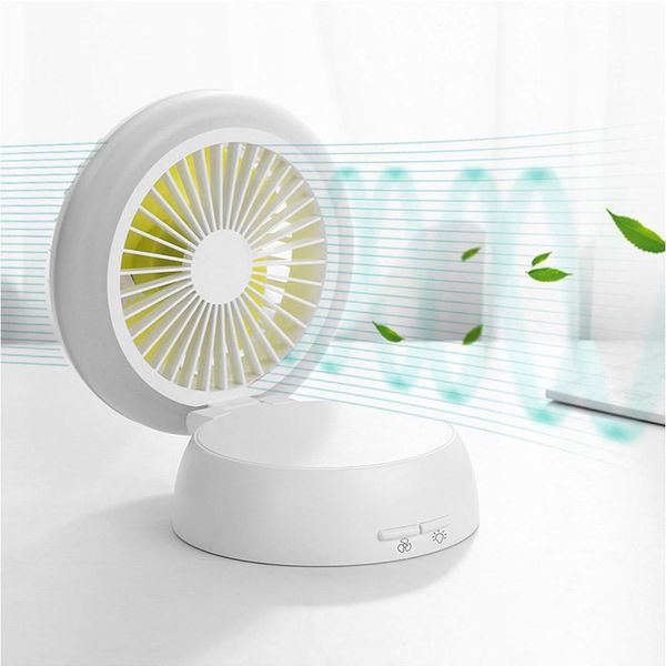 

brelong мини usb настольный ноутбук персональный портативный вентилятор циркуляционный 3 скорости, с регулируемой яркостью низкий уровень шу