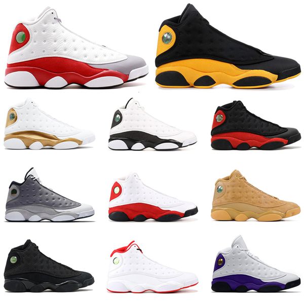 

2019 mens basketball shoes 13s melo class of 2002 bred atmosphere grey alternate defining moments flint olive mens sports sneakers size 7-13