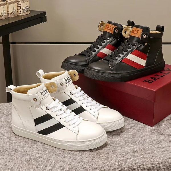 

e4 мода повседневная мужская обувь, высокое качество удобный высокий top люкс для мужчин обувь, стильные кроссовки, оригинальная упаковка za, Black