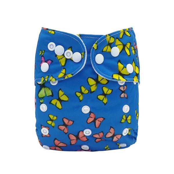 

newborn infant diapers toddler baby girl boy adjustable pants panties print reusable nappies washable cotton underwear shorts zm