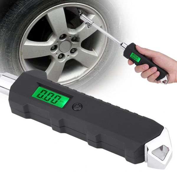 

car digital lcd display portable tire pressure gauge tester diagnostic tool manometer barometers 200 psi for truck motorcycle
