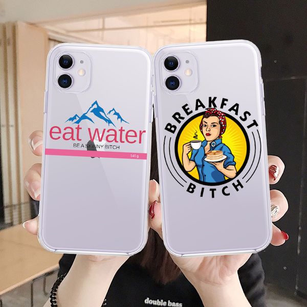 

funny retro pattern evian water personality mountain phone case for iphone11 pro xs max xr x 6s 7 8 plus simple soft tpu cover