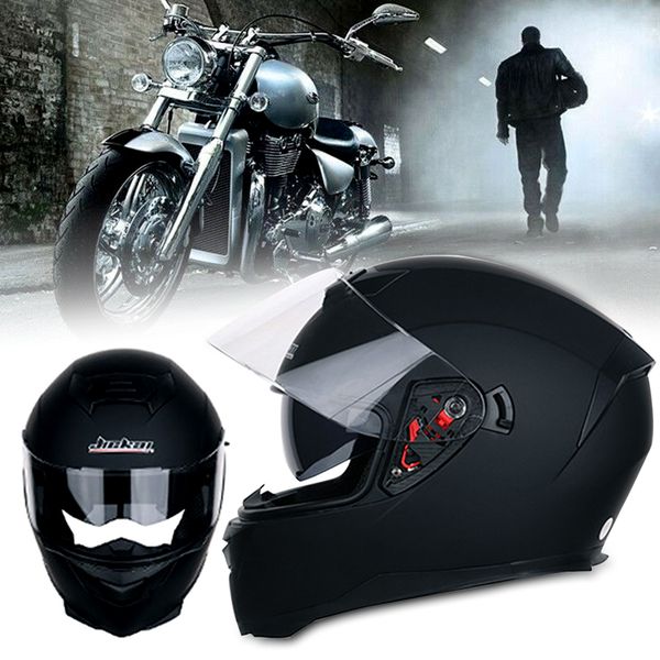 

matte black full face racing helmet face racing helmet motorbike durable jiekai motorcycle helmets for punk