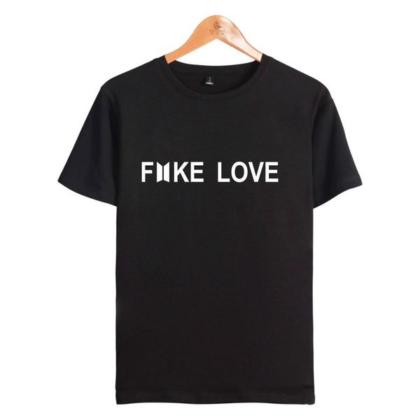 

fake album bts love heat search short sleeve shirt trend men and women easy paragraph t shirts, Gray;blue