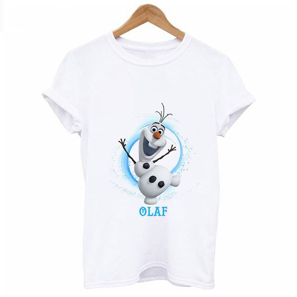 

women fashion harajuku short sleeve t-shirt white plus size cute tshirt female clothing 2019 new frozen printed t shirt