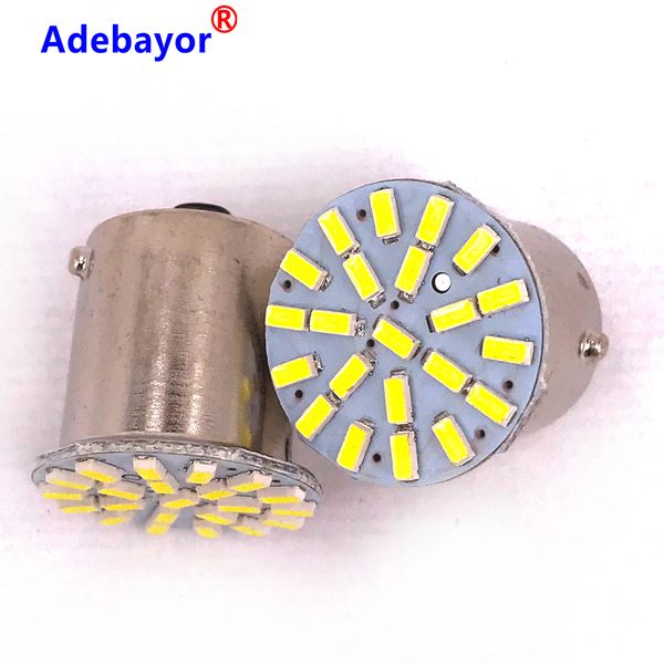 

100x1156 bay15s p21w 3014 22 smd strobe flash car led turn parking signal lights brake tail lamps auto rear reverse bulbs dc 24v