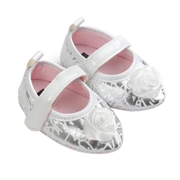 

flower bowknot infant baby girls soft sole anti-slip prewalker toddler shoes