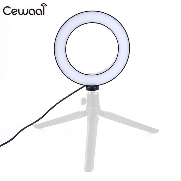 

6 inch 16cm pgraphy led selfie ring light flash light 7.5w wire control dimming for youtube video makeup pgraphy flash