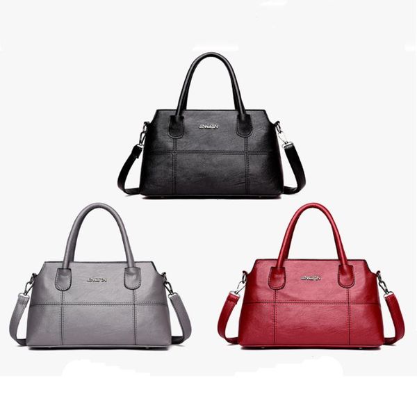 

new women shoulder bag trend handbags fashion women pu leather splice crossbody messenger bag hand bolsa feminina#h20