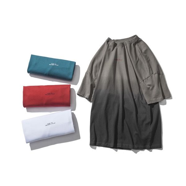 

мужская летняя горячая распродажа футболки дышащая уличная повседневная мужская футболка 2 цвета костюм модная одежда m-2xl, White;black