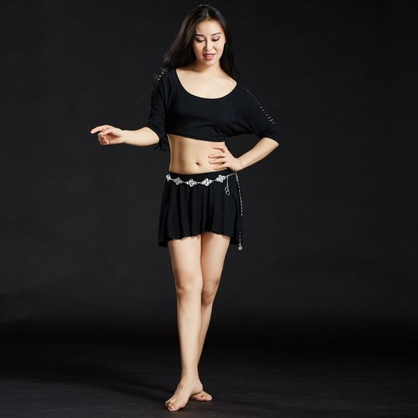 

3pcs/set modal belly dance oriental dance costume bellydance costume carnival, Black;red
