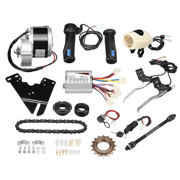 Kit de controlador do motor da conversão de bicicleta da bicicleta elétrica de 36V 250W para a bicicleta ordinária 22-28