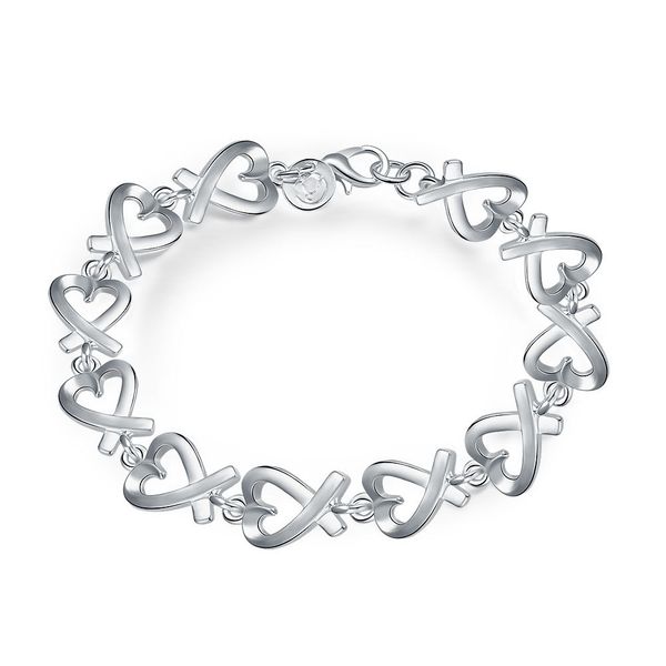 

Hot Selling Charm Silver Plated Bracelet Luxury Designer Jewelry Women Bracelet Fashion Seatangle Bracelets Bangles Gifts