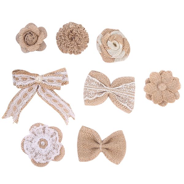 

clothing accessories christmas vintage diy crafts easy store artificial burlap flowers lace ribbon wedding party decorative