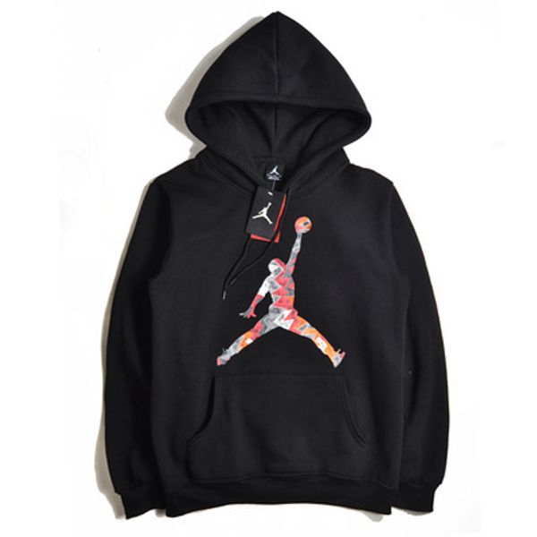 

New fa hion de igner ca ual hoodie weat hirt cool hip pop pullover men women portwear coat jogger track uit, Black