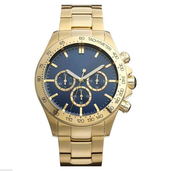 

Japan Movement New Ik Men's Gold Watch 1513340 Chronograph Stainless Steel Gold-Plated Nice Fashion Watch
