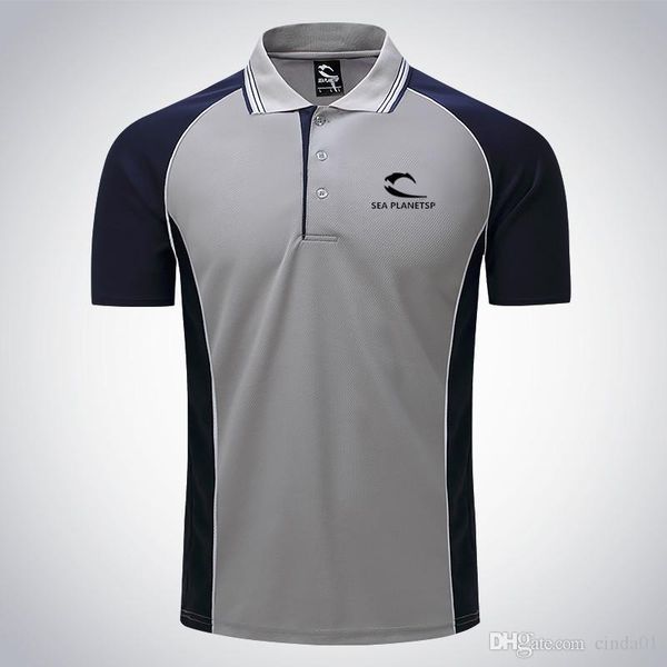 

sea planetsp printed вскользь mens конструктора tshirts лето мужской женский turn down воротник с коротким рукавом top фитнес спортивных тро, White;black