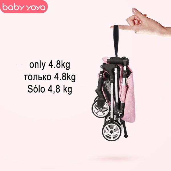 

baby stroller mini lightweight portable folding baby carriage can sit can lie trolley on the airplane umbrella