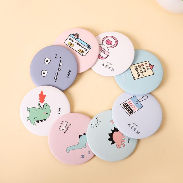 

makeup mini mirrors dressing pocket mirror cute cartoon pattern portable compact cosmetic small mirrors beauty tools women