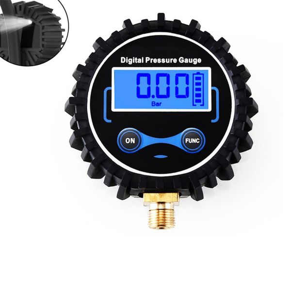 

1/4 1/8 thread specification lcd digital tire pressure gauge car auto motorcycle tyre air psi meter for car truck motorcycle