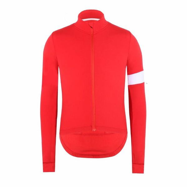 

spexcel 2020 new red winter thermal fleece cycling jersey road bicycle clothes spain ropa ciclismo bike shirt, Black;red