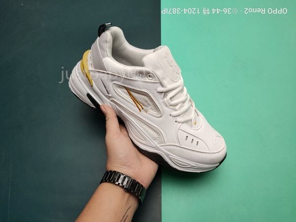 

dhl hococal air monarch m2k tekno dad casual shoes women's men's zapatillas white sports training shoes sneakers euro 36-45, Black
