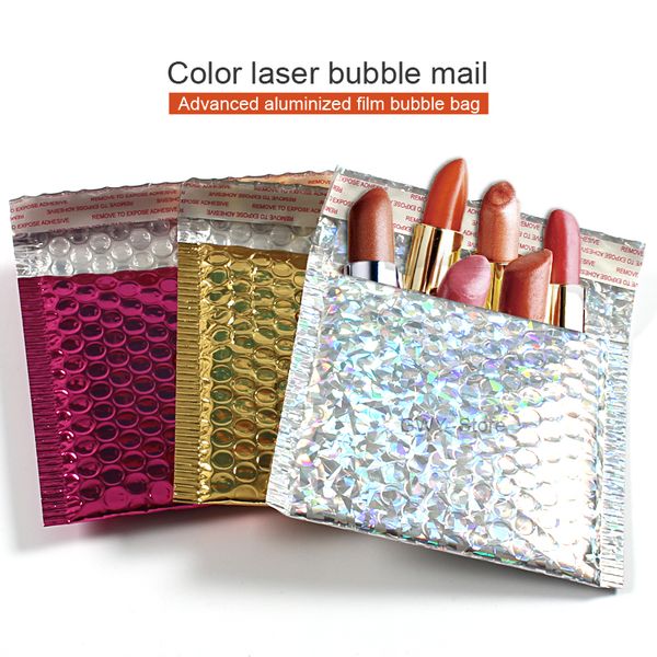 

10pcs/lot multicolor bubble mailer poly mailing bags shipping envelopes with bubble shipping packaging envelope mailers padded