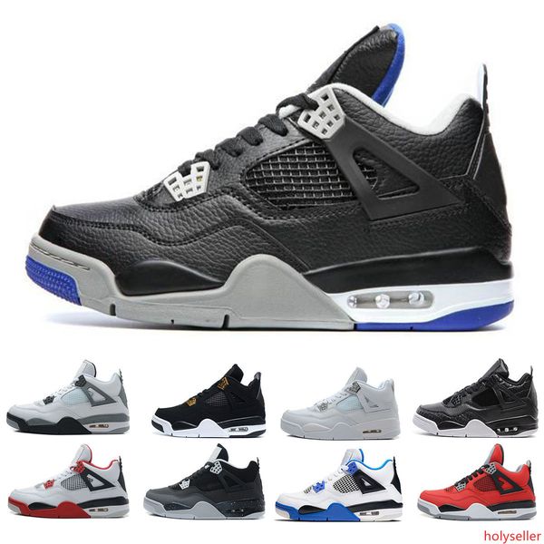 

new arrive 4s alternate motorsport military blue mens basketball shoes mens zapatos 4s bred oreo cavs black cat alternate 89 sports shoes
