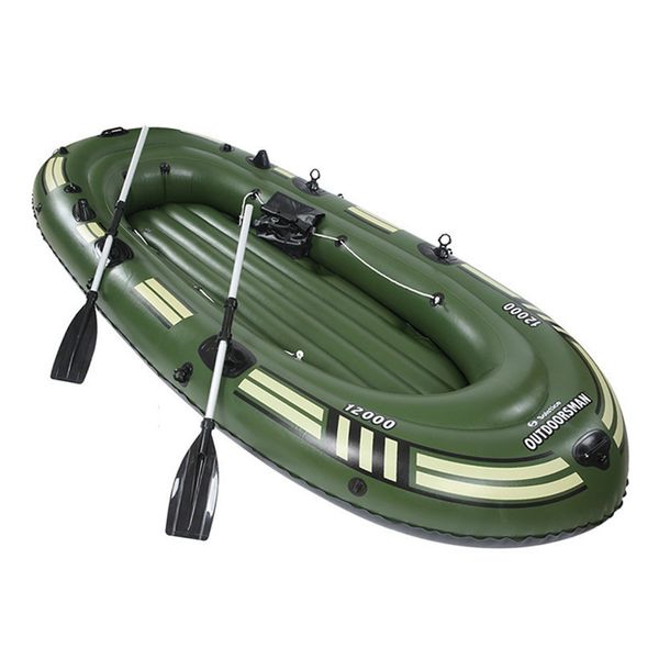 

rubber boat thick wear-resistant inflatable boat 2/3/4 person kayak double fishing extra thick hovercraft assault